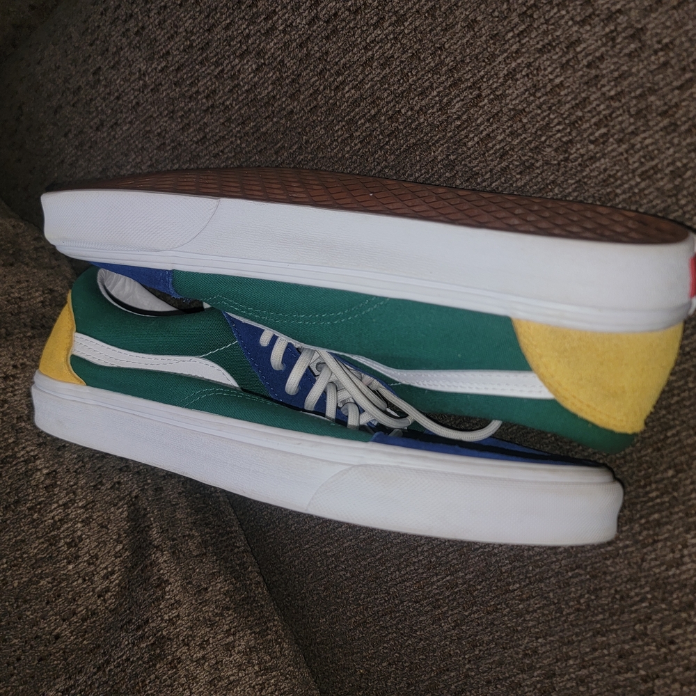 Vans Blue and Green Sneakers - Picture 2 of 6